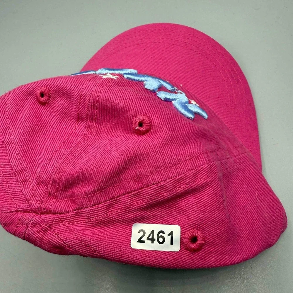 New York City FC Hat Kids Infant Pink Adidas MLS Stretch Strap Back Cap New‎
